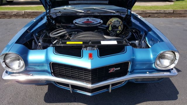 1971 Blue Chevrolet Camaro