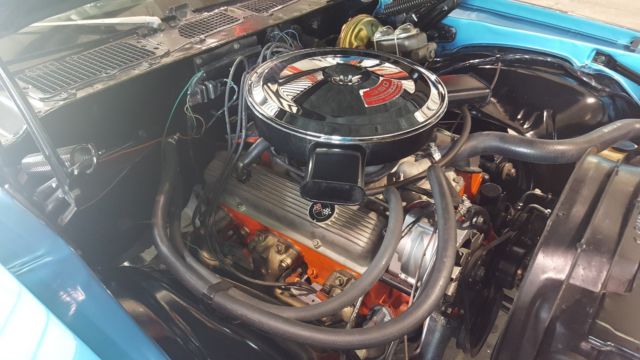 1971 Blue Chevrolet Camaro