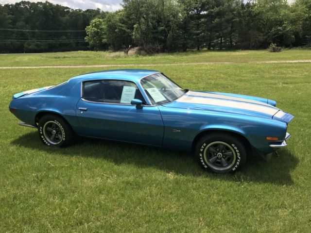 1971 Mulsanne Blue Chevrolet Camaro Coupe