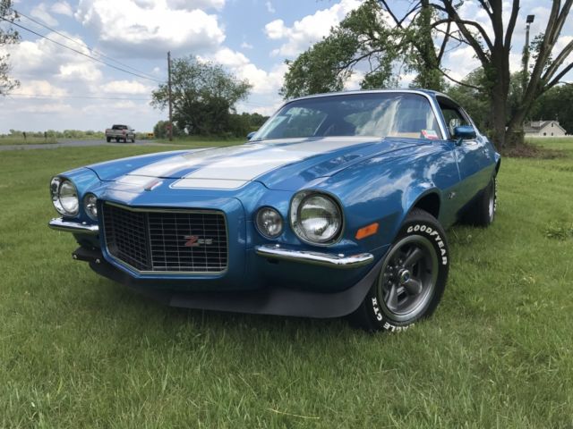 1971 Mulsanne Blue Chevrolet Camaro Coupe