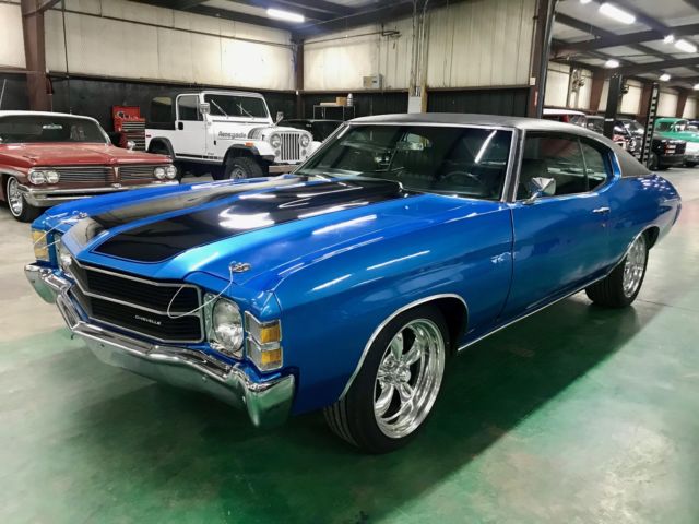 1971 Blue Chevrolet Chevelle Coupe