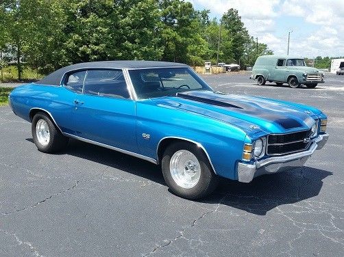 1971 Black Chevrolet Chevelle --
