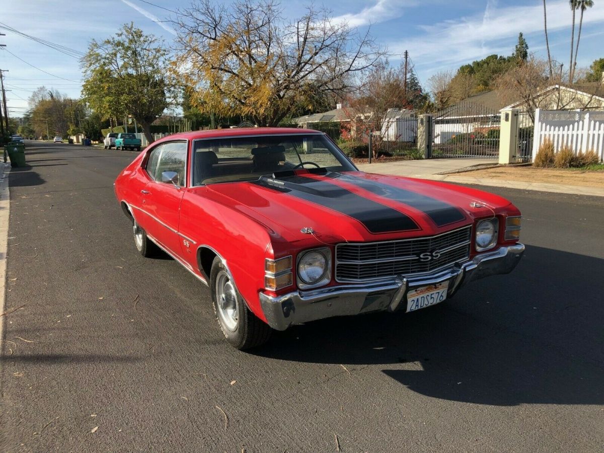 1971 RED Chevrolet Chevelle Coupe