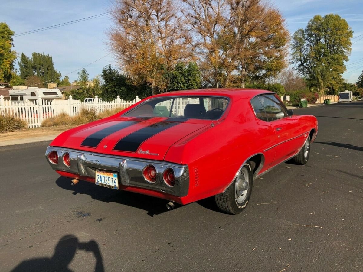 1971 RED Chevrolet Chevelle Coupe