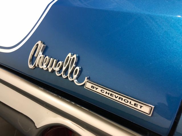 1971 Blue Chevrolet Chevelle Convertible