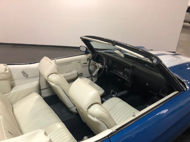 1971 Blue Chevrolet Chevelle Convertible