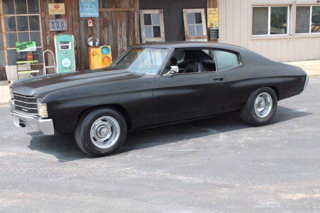 1971 Black Chevrolet Chevelle Coupe