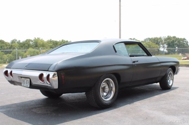 1971 Black Chevrolet Chevelle Coupe
