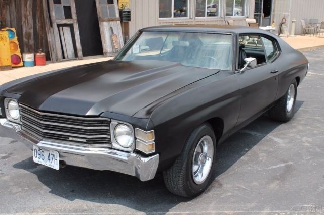 1971 Black Chevrolet Chevelle Coupe
