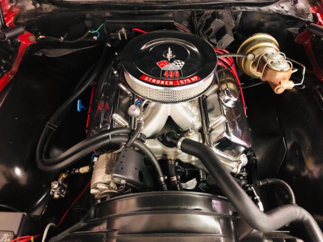 1971 Red Chevrolet Chevelle Coupe