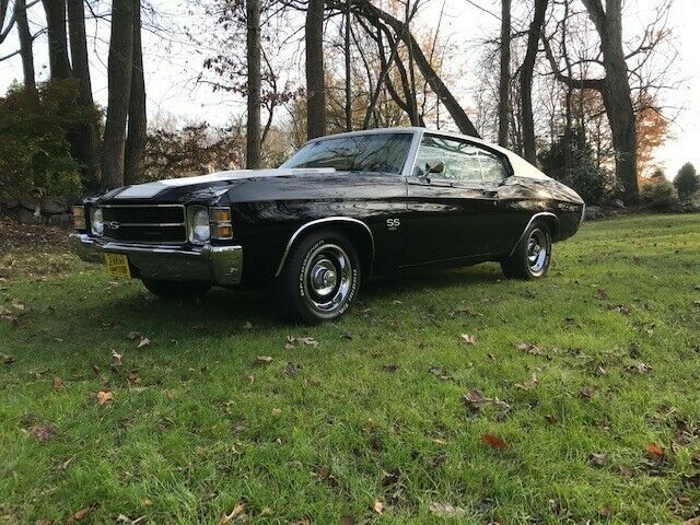 1971 Black Chevrolet Chevelle Coupe