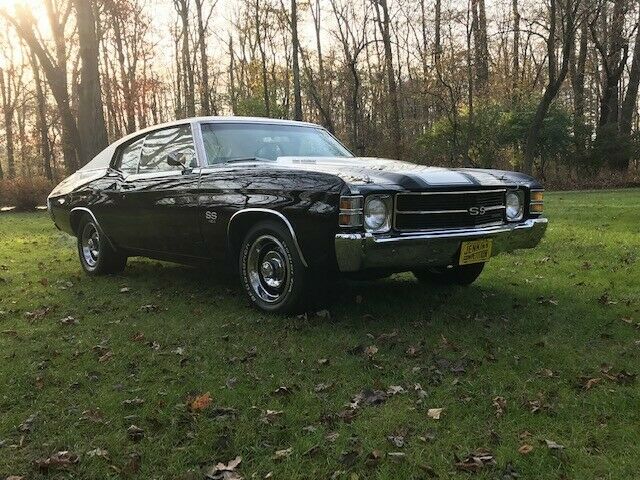 1971 Black Chevrolet Chevelle Coupe