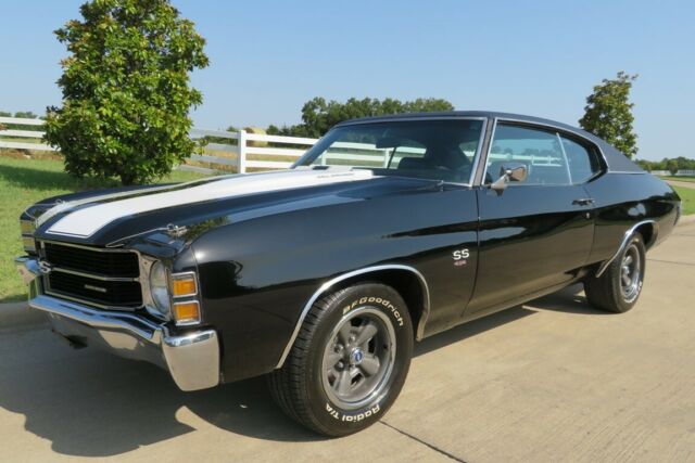 1971 Black Chevrolet Chevelle SS