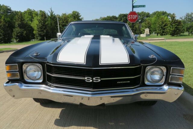 1971 Black Chevrolet Chevelle SS