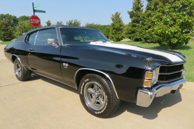 1971 Black Chevrolet Chevelle SS