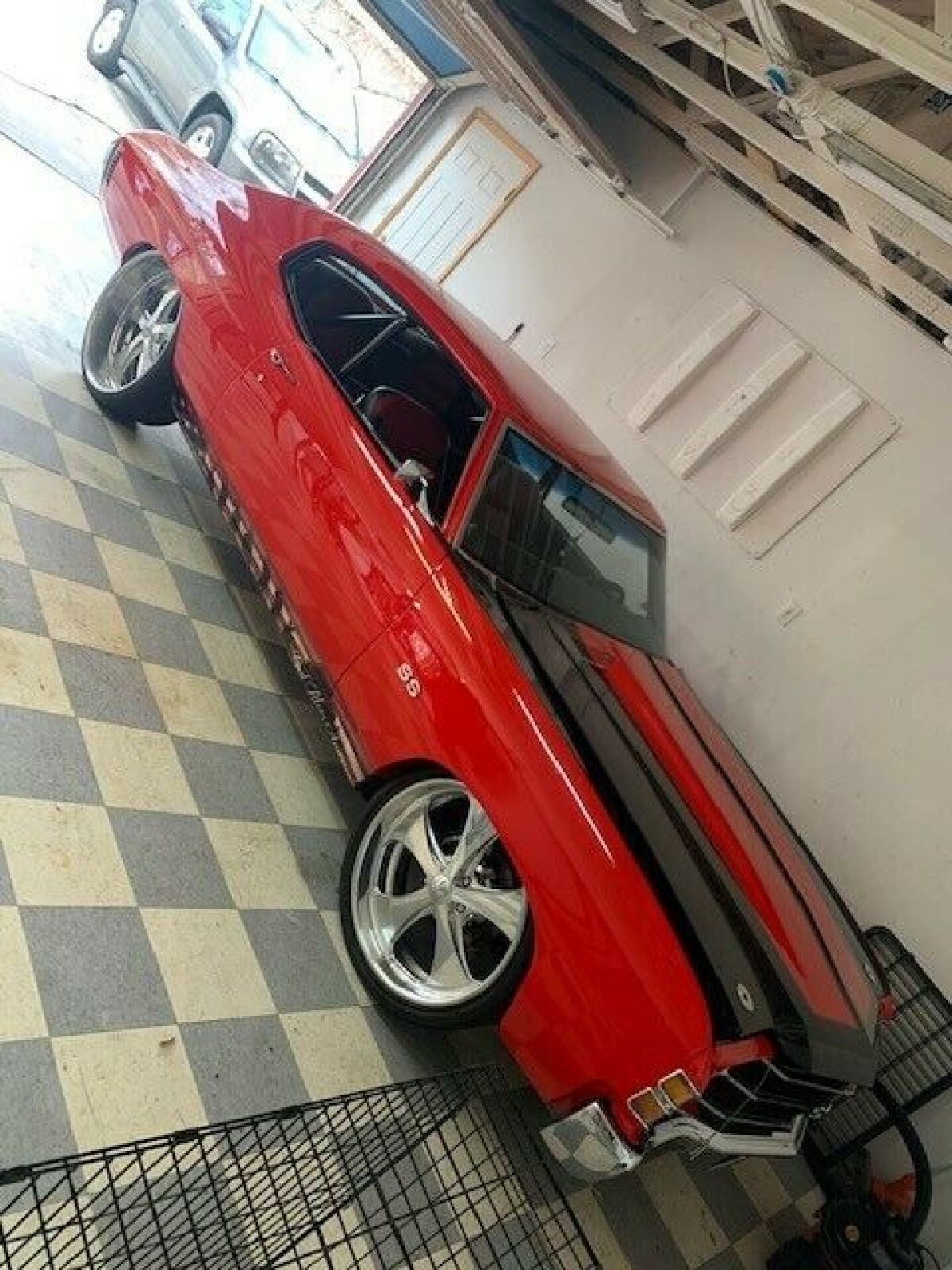 1971 Red Chevrolet Chevelle Sedan