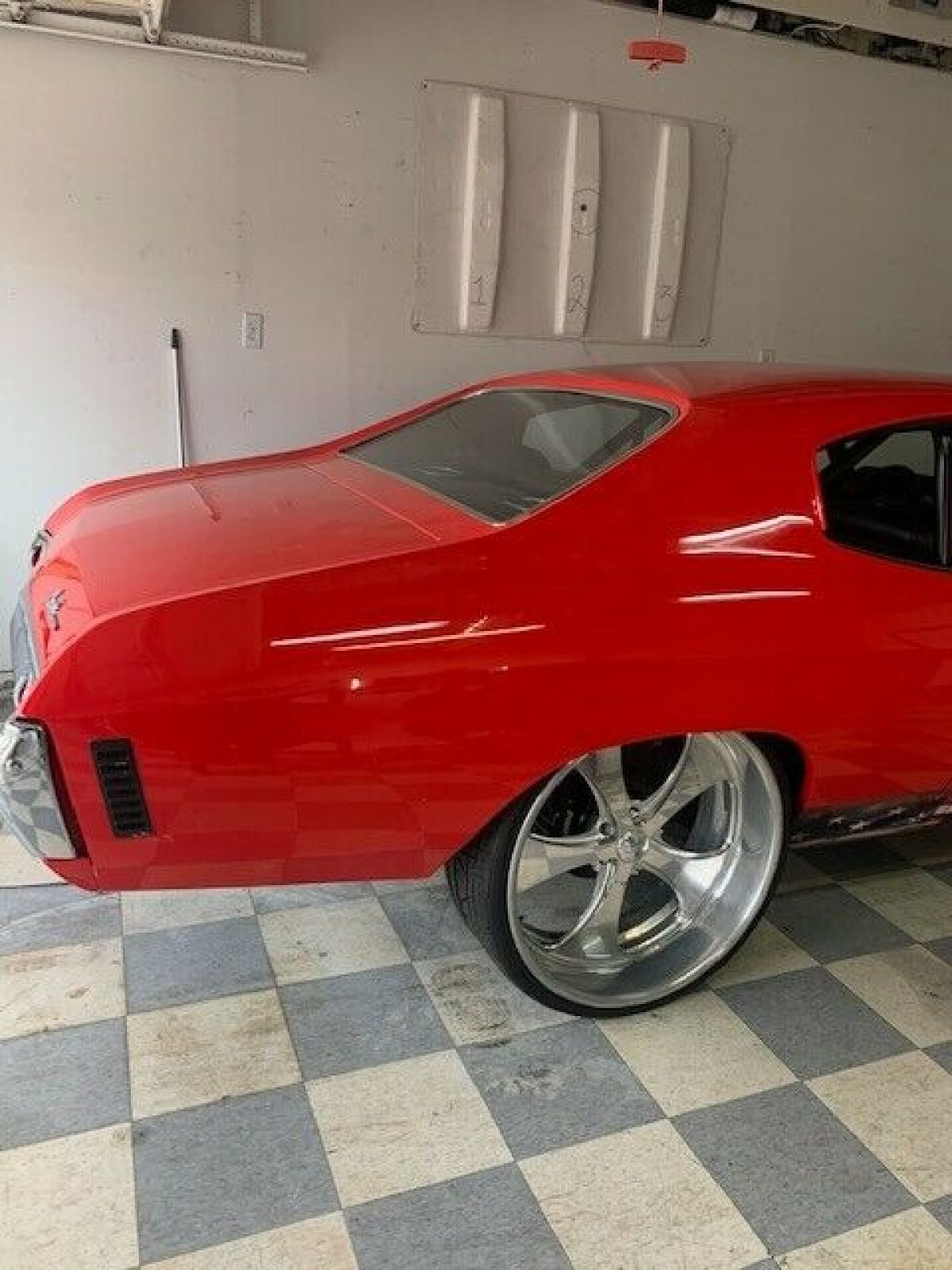 1971 Red Chevrolet Chevelle Sedan