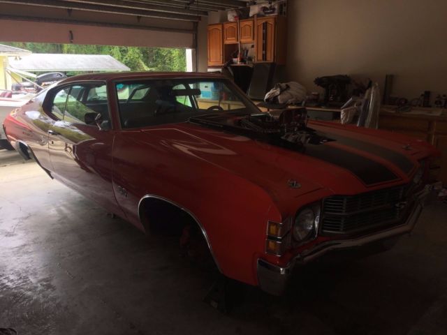 1971 Orange Chevrolet Chevelle