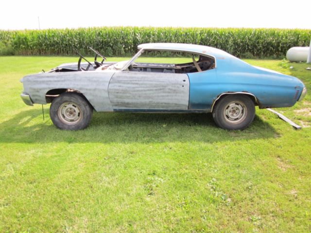 1971 Blue Chevrolet Chevelle Coupe