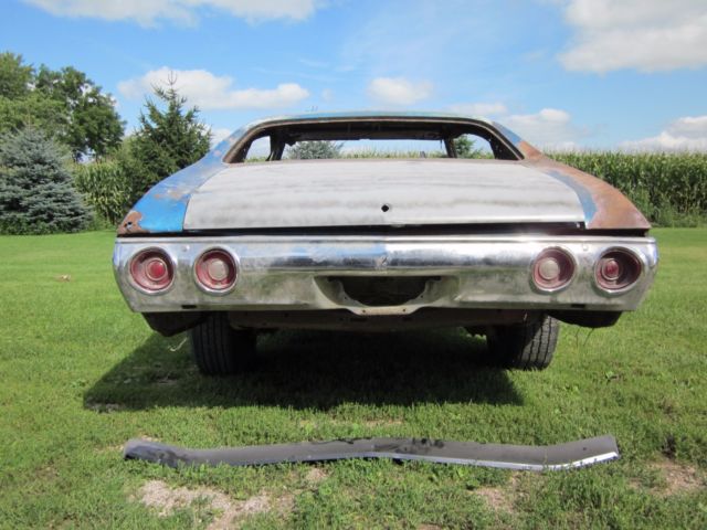 1971 Blue Chevrolet Chevelle Coupe