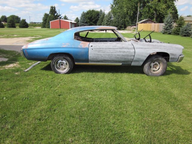 1971 Blue Chevrolet Chevelle Coupe