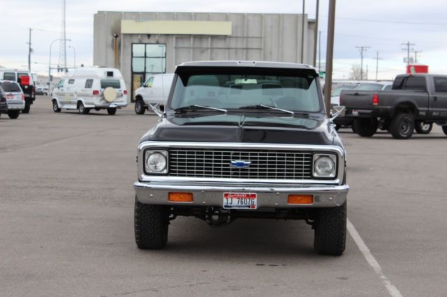 1971 Black Chevrolet Cheyenne Extended Cab Pickup
