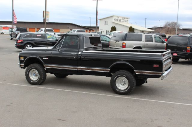 1971 Black Chevrolet Cheyenne Extended Cab Pickup