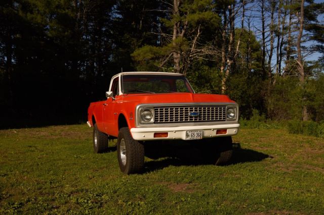1971 Hugger Orange Chevrolet C/K Pickup 1500