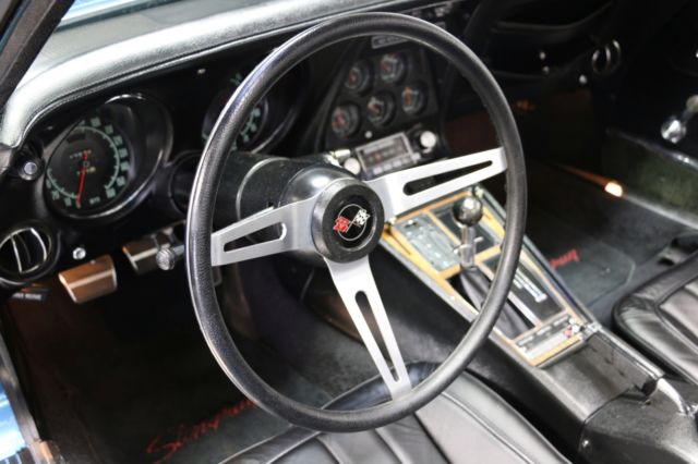 1971 Blue Chevrolet Corvette Coupe