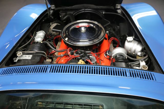 1971 Blue Chevrolet Corvette Coupe