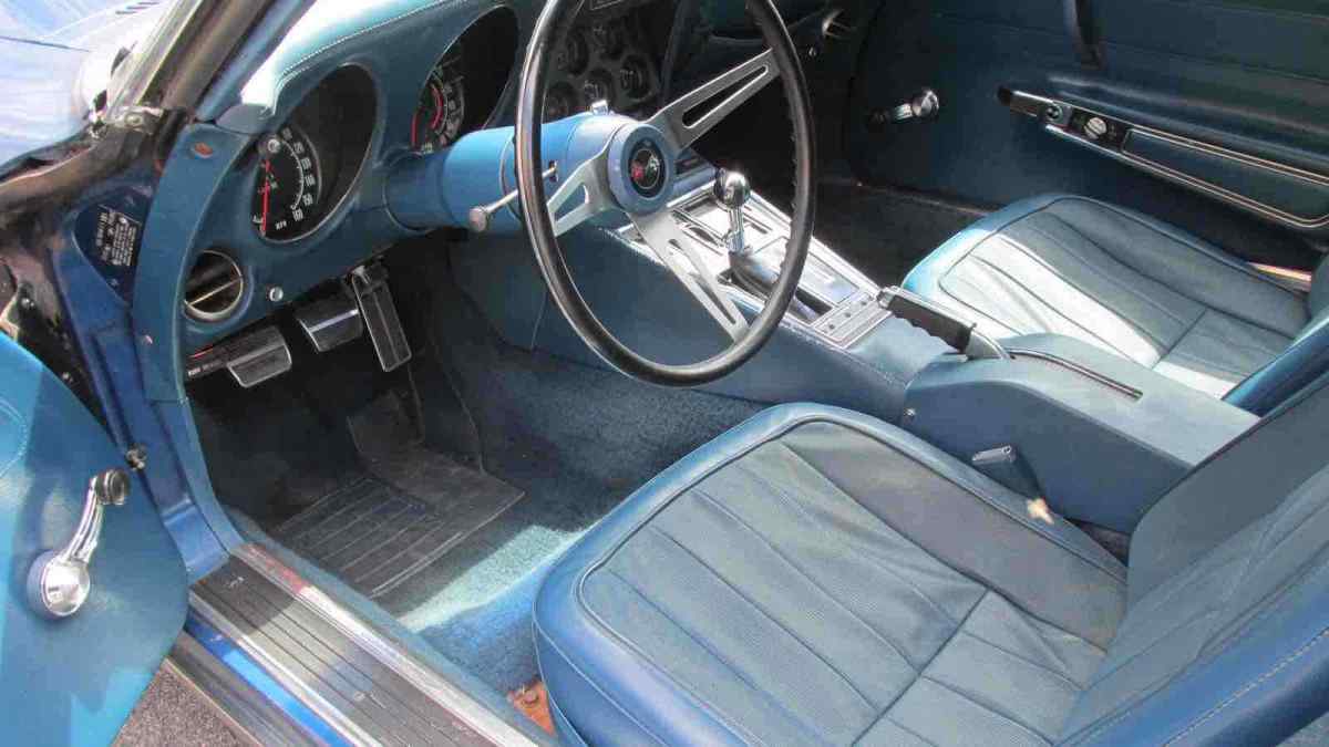 1971 Blue Chevrolet Corvette Convertible