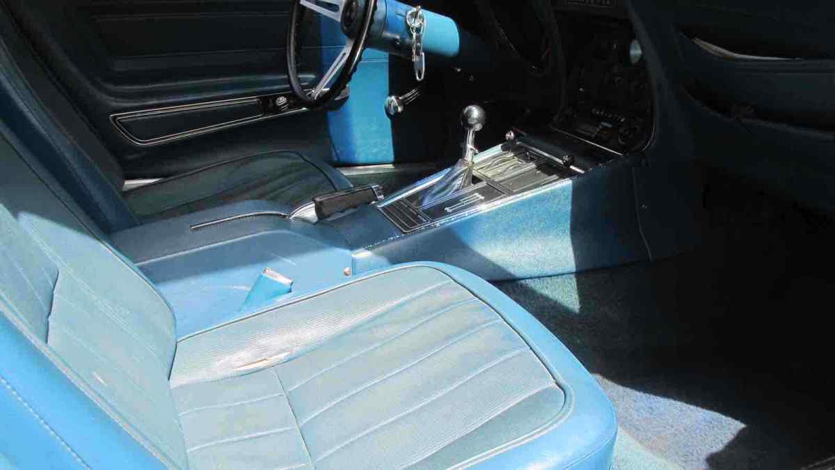 1971 Blue Chevrolet Corvette Convertible
