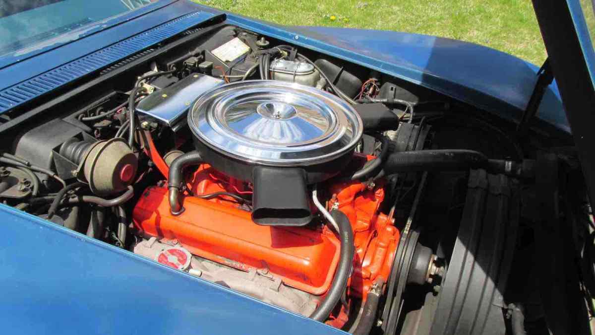 1971 Blue Chevrolet Corvette Convertible