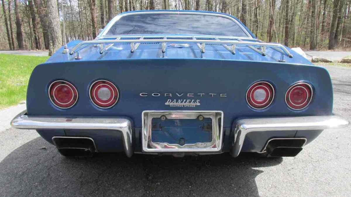 1971 Blue Chevrolet Corvette Convertible