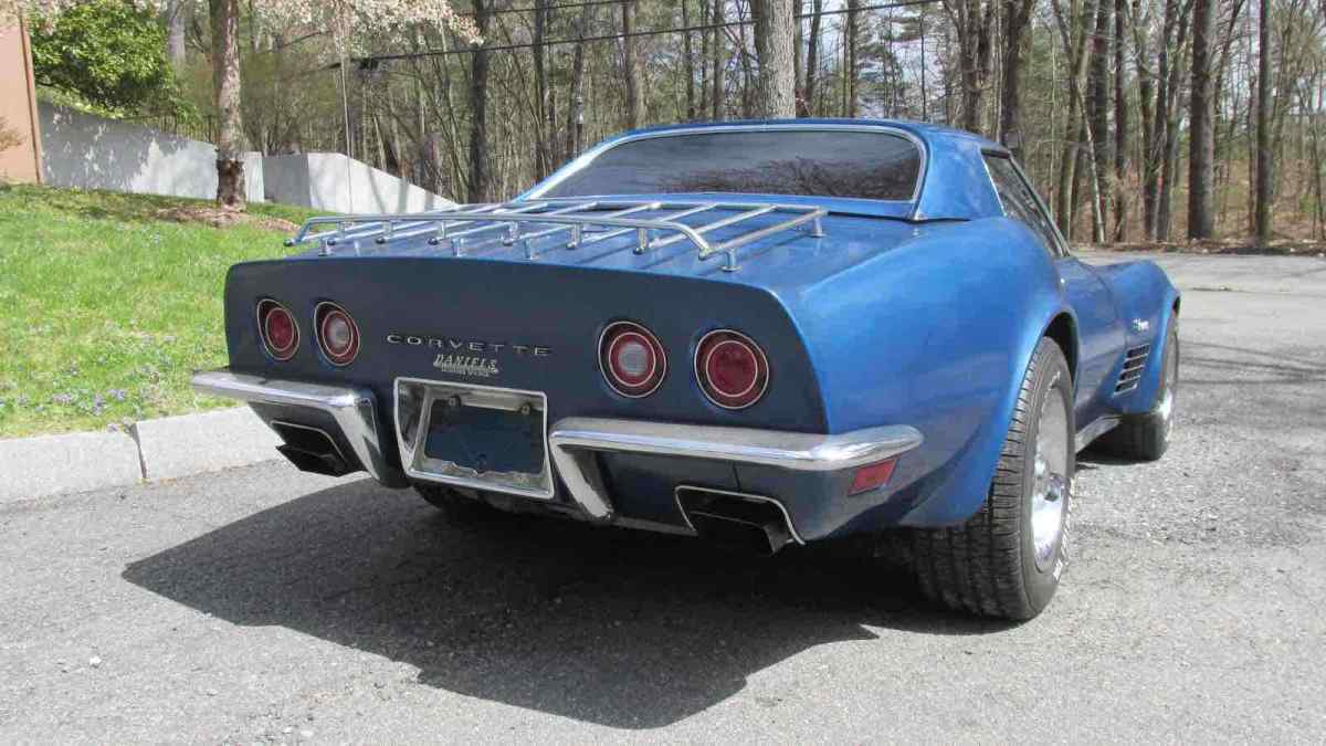 1971 Blue Chevrolet Corvette Convertible