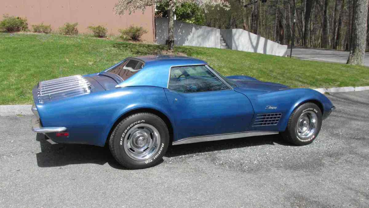 1971 Blue Chevrolet Corvette Convertible