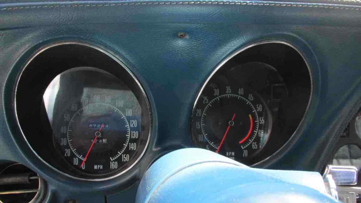 1971 Blue Chevrolet Corvette Convertible