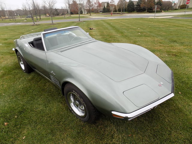 1971 Steels City Grey Chevrolet Corvette Convertible
