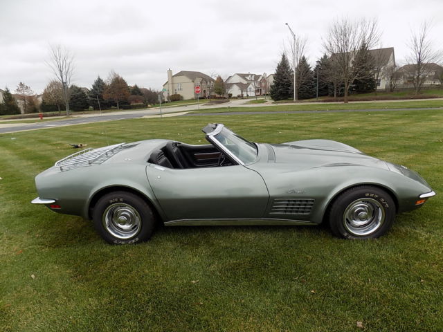 1971 Steels City Grey Chevrolet Corvette Convertible