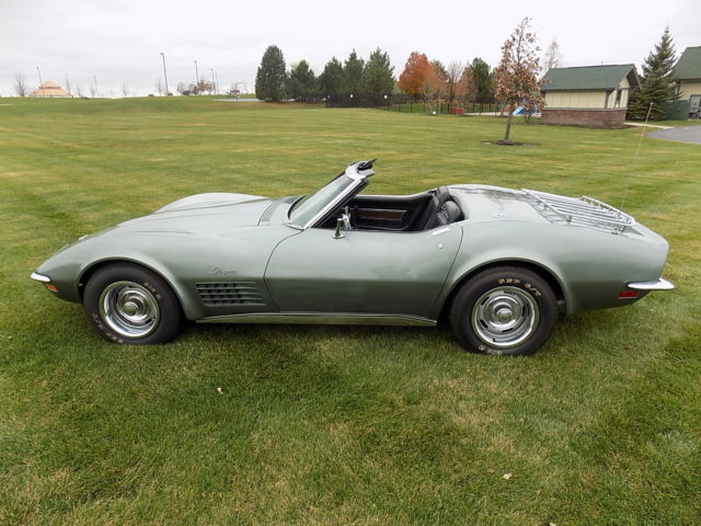 1971 Steels City Grey Chevrolet Corvette Convertible