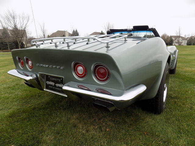 1971 Steels City Grey Chevrolet Corvette Convertible