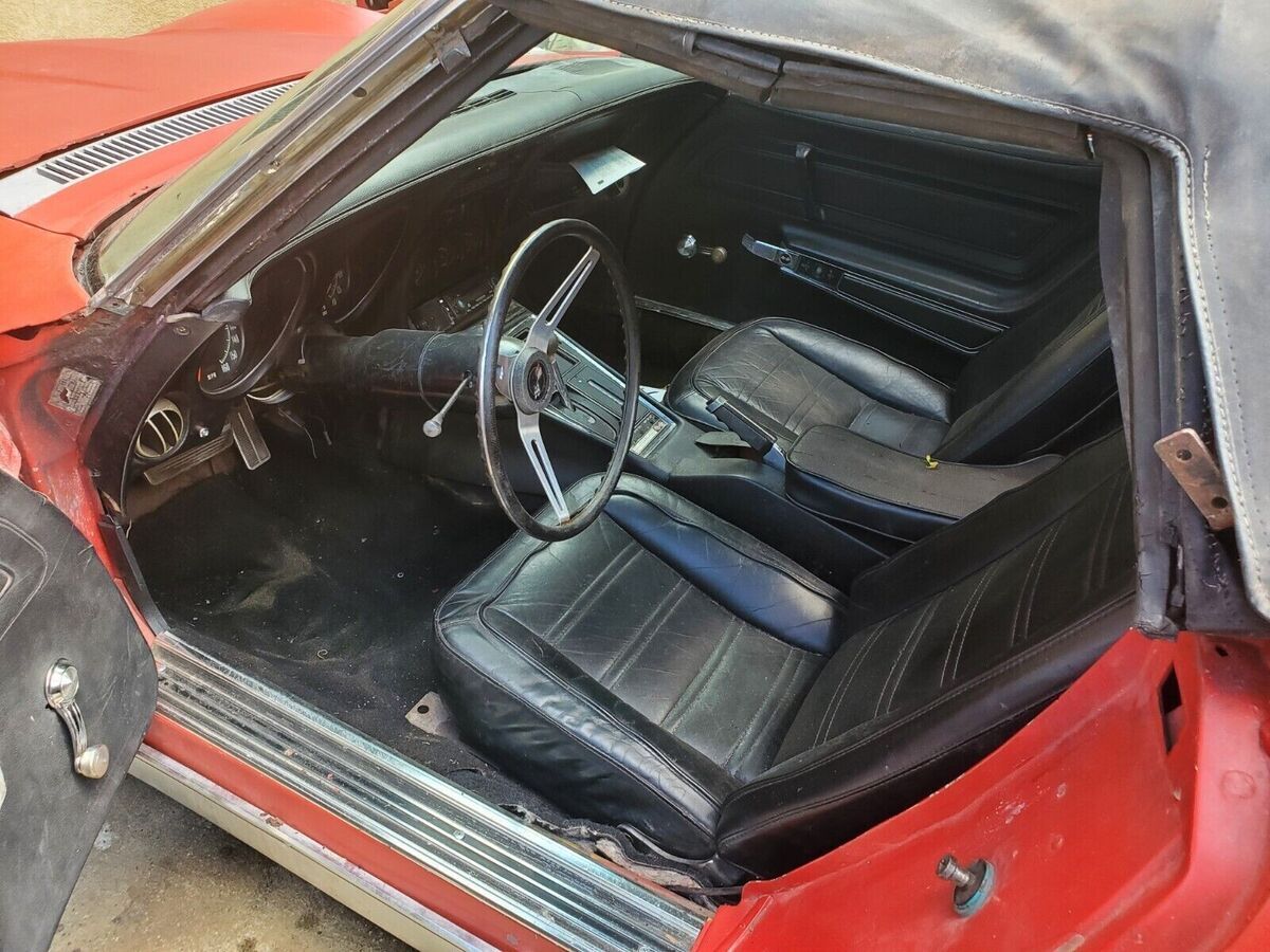 1971 Red Chevrolet Corvette Convertible