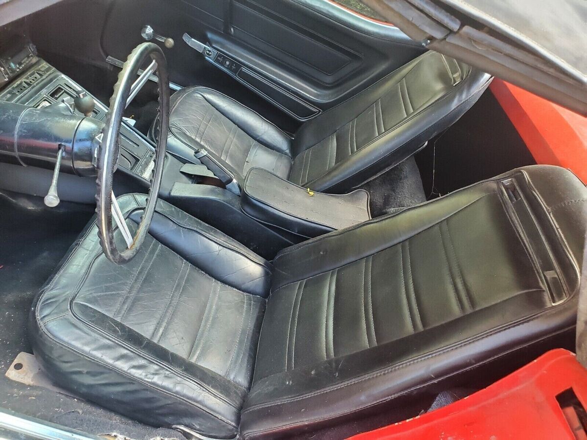 1971 Red Chevrolet Corvette Convertible