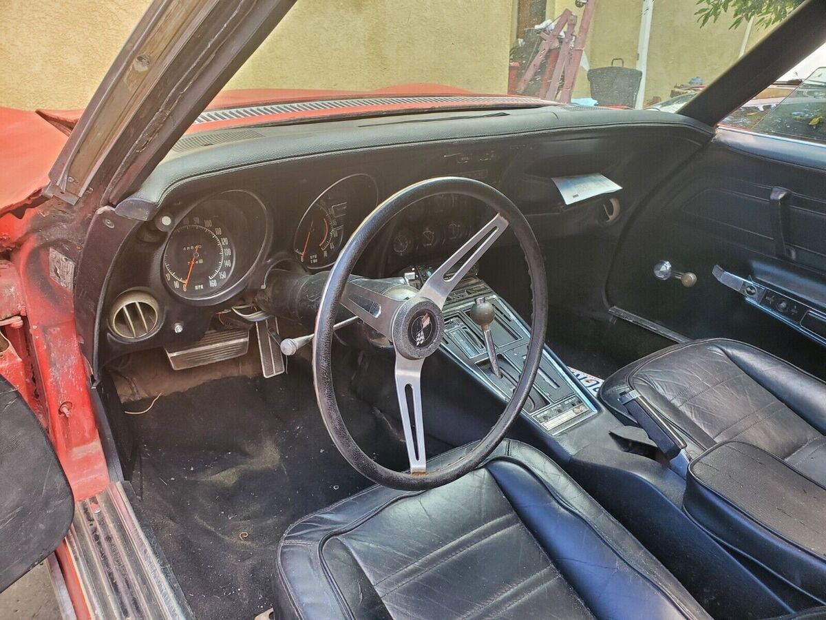 1971 Red Chevrolet Corvette Convertible