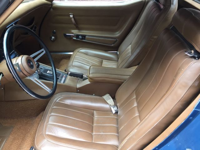 1971 Blue Chevrolet Corvette Coupe