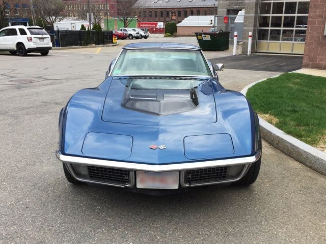 1971 Blue Chevrolet Corvette Coupe