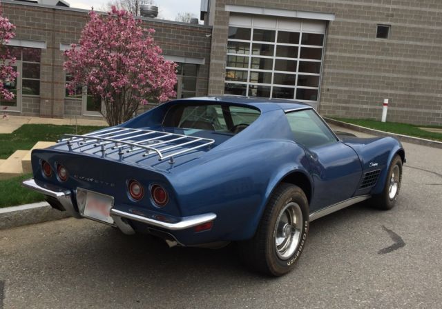 1971 Blue Chevrolet Corvette Coupe