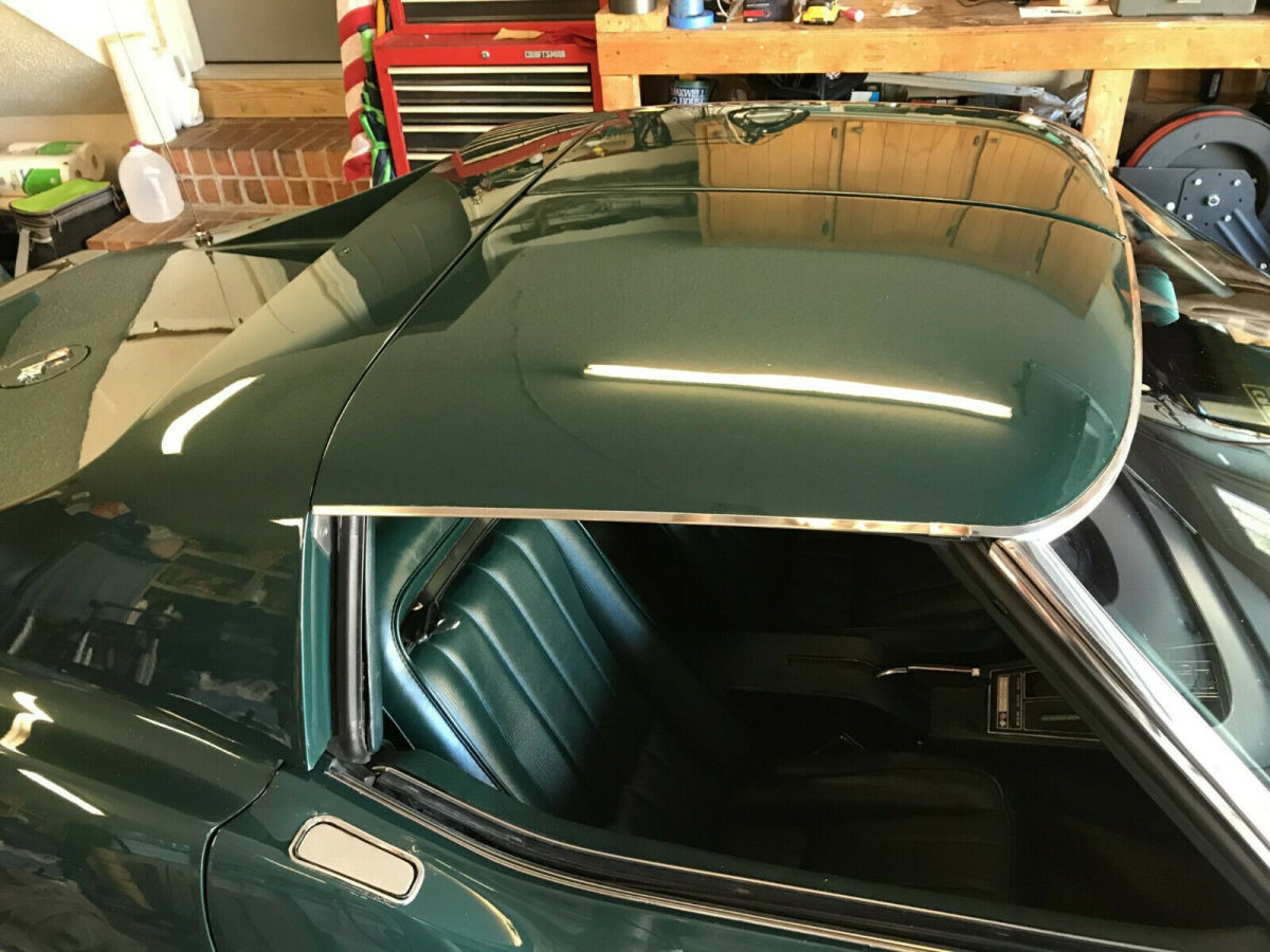 1971 Green Chevrolet Corvette Convertible