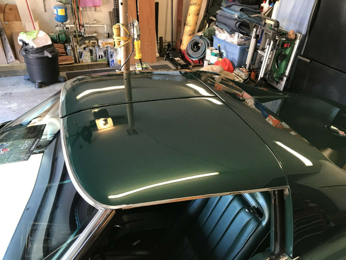 1971 Green Chevrolet Corvette Convertible