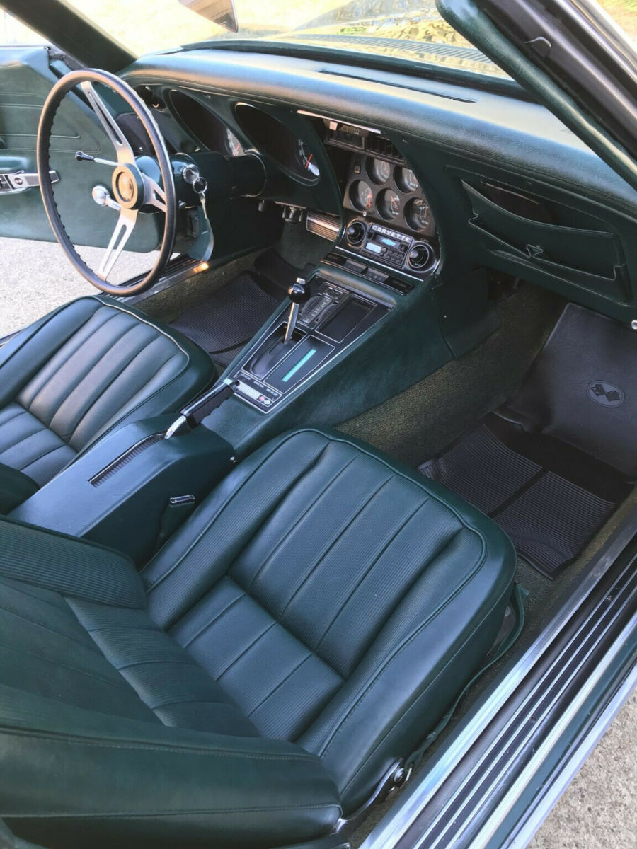 1971 Green Chevrolet Corvette Convertible